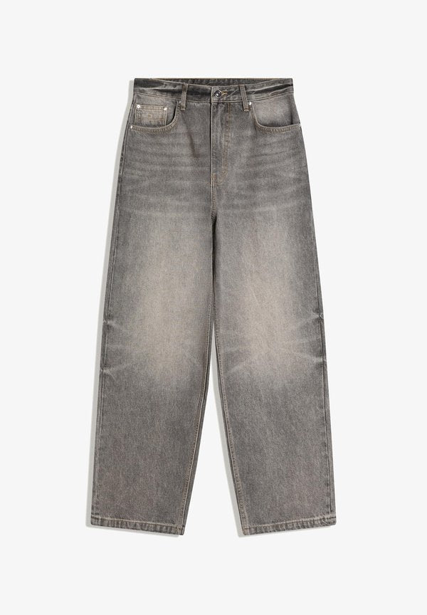 Bershka SUPER  - Baggy Jeans - grey