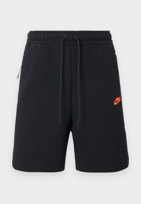 Nike Sportswear M NK TECH FLC SHORT - Shorts - black/hyper crimson