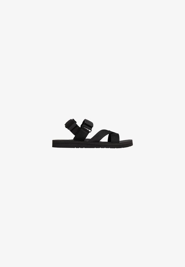 Calvin Klein ADJUSTABLE WEBBING  - Walking sandals - triple black