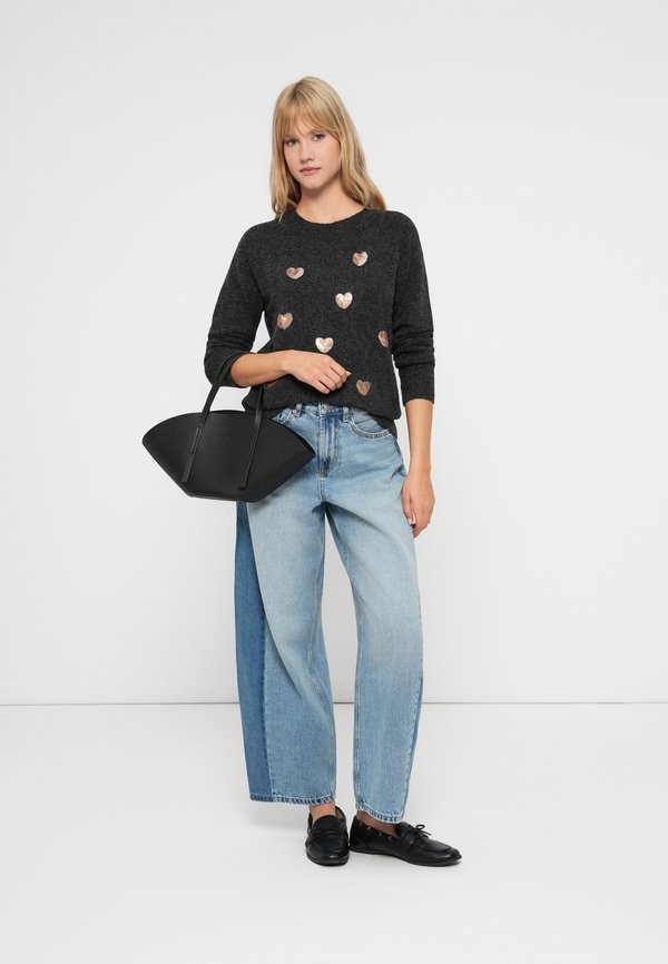 Vero Moda VMDOFFY O NECK SEQUINS PULLOVER