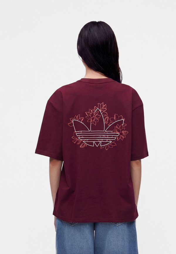 adidas Originals TEE - Print T-shirt - maroon