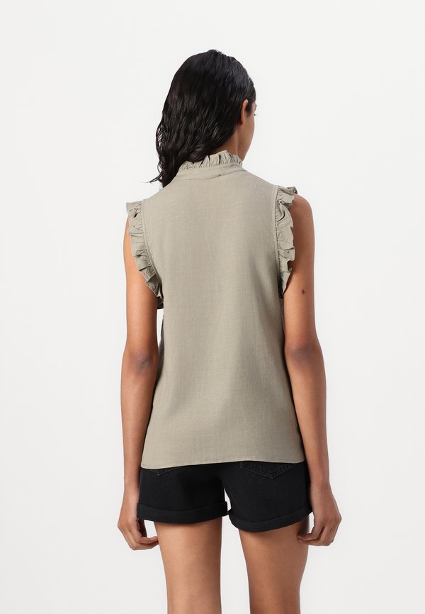 Selected Ruffle detail Sleeveless
