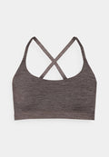 adidas Performance ALL ME LS - Light support sports bra - aurora coffee