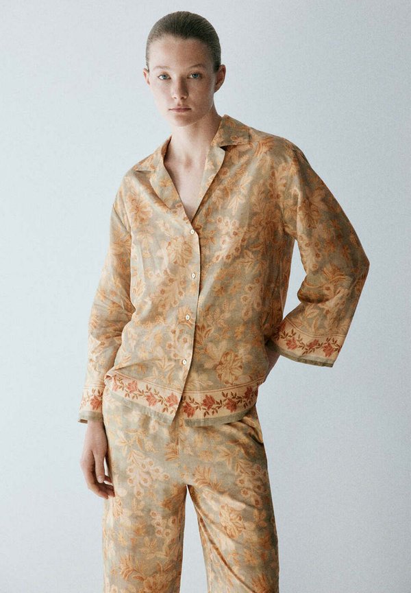 Mango ADULT - Pyjama top - yellow