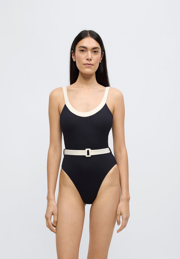 Seafolly BANDWAVE BELTED RETRO TANK ONE PIECE
