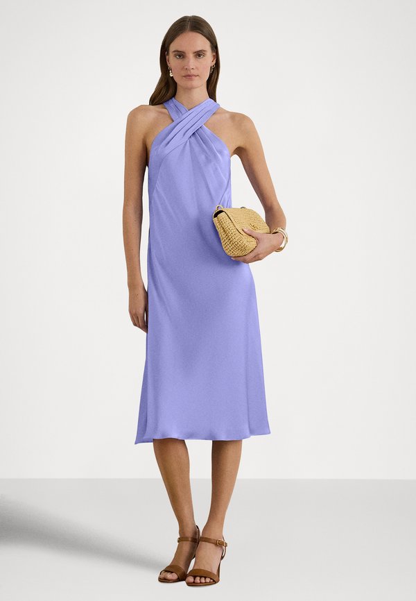 Lauren Ralph Lauren SATIN CHARMEUSE HALTER DRESS