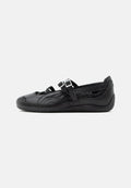 Puma SPEEDCAT CROC - Ankle strap ballet pumps - black/cool dark gray