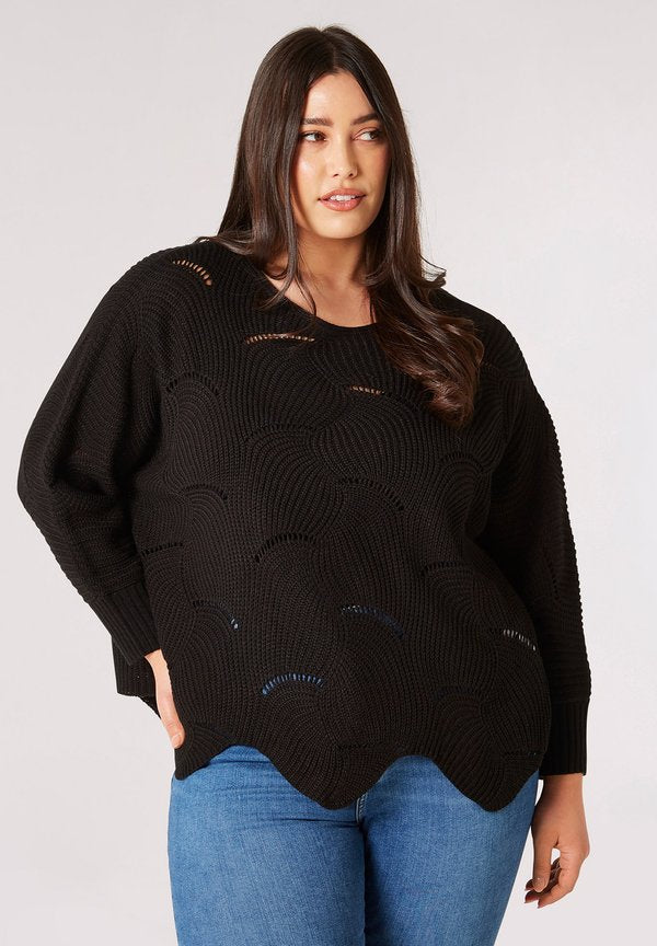 Apricot DISTRESSED BATWING