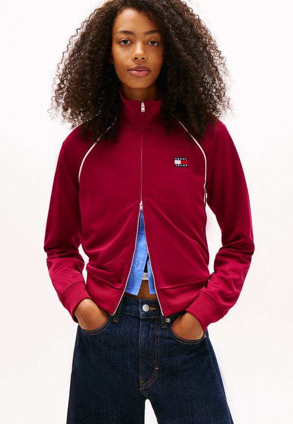 Tommy Jeans TOMMY BADGE INTERLOCK KNIT TRACK JACKET