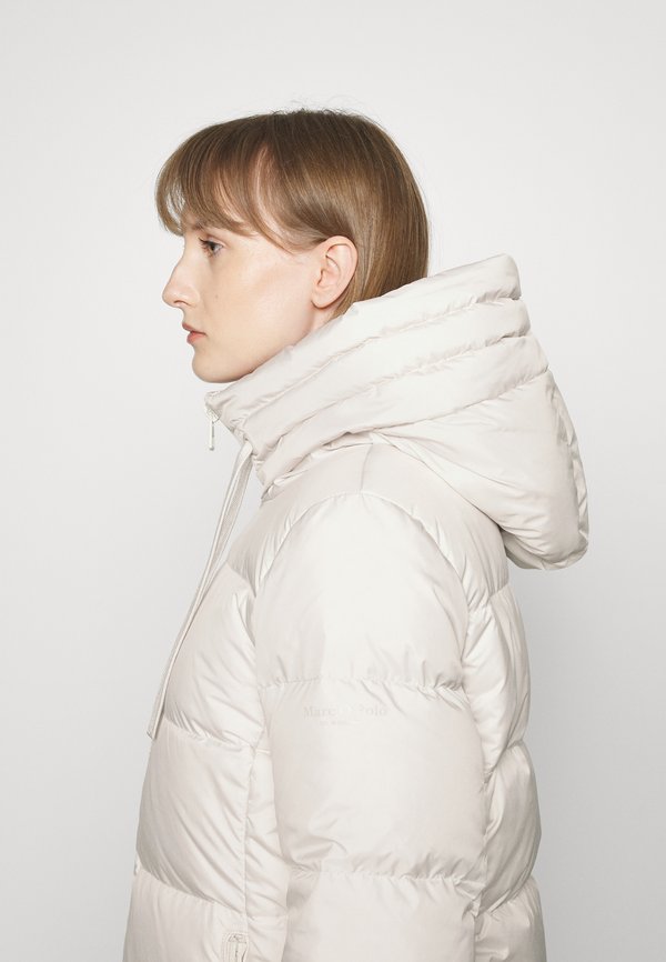 Marc O'Polo COAT LONG FIXED HOOD WITH DRAWSTRING LONG ZIPPER