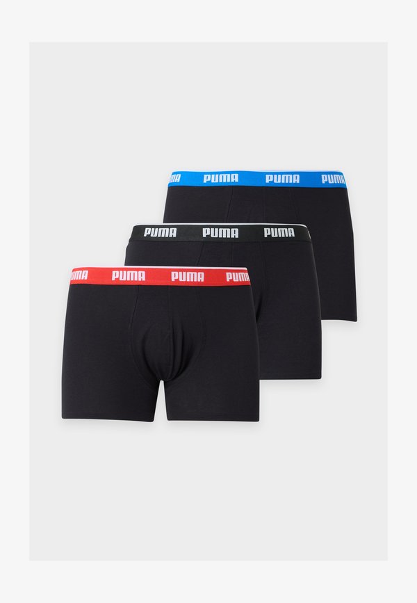 Puma MEN EVERYDAY BASIC 3 PACK - Trunks - red/blue/black