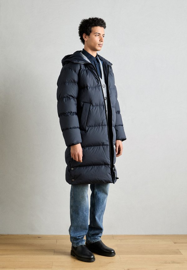 Marc O'Polo PUFFER LONG HOOD WELT POCKETS SIDE VENTS