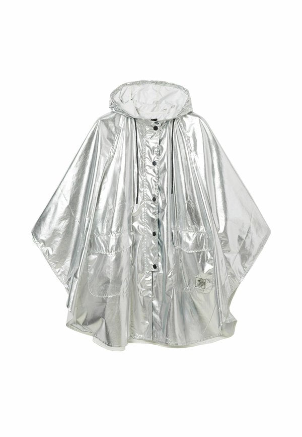 Desigual METALLIC LAMINATED RAIN PONCHO