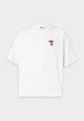 adidas Originals CAKE OVERSIZED TEE UNISEX - Print T-shirt - off white