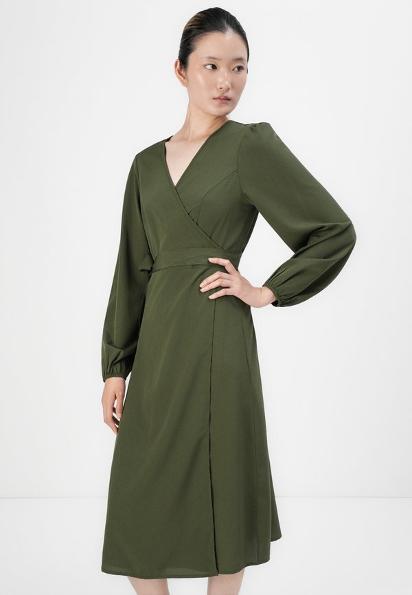 VILA VIELLIE V NECK DRESS