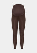 adidas Performance OPTIME ESSENTIALS WORKOUT FULL LENGTH MATERNITY - Leggings - aurora coffee