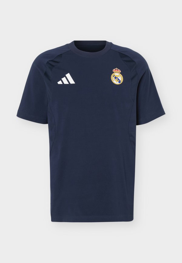 adidas Performance REAL MADRID TIRO TRAVEL TEE - Club wear - night navy
