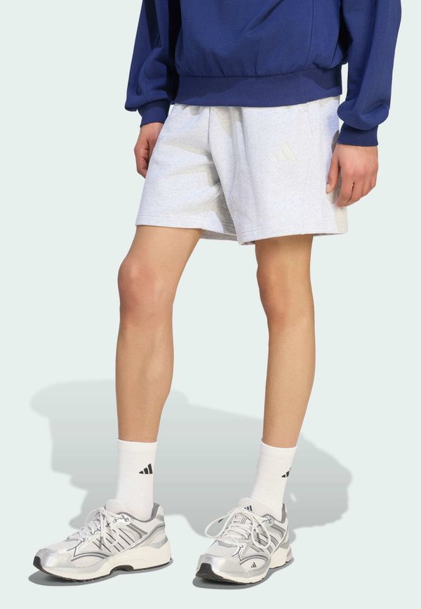 adidas Sportswear ADIDAS SPORTSWEAR ADIDAS KIT SMALL LOGO SHORT - Tracksuit bottoms - light grey heather