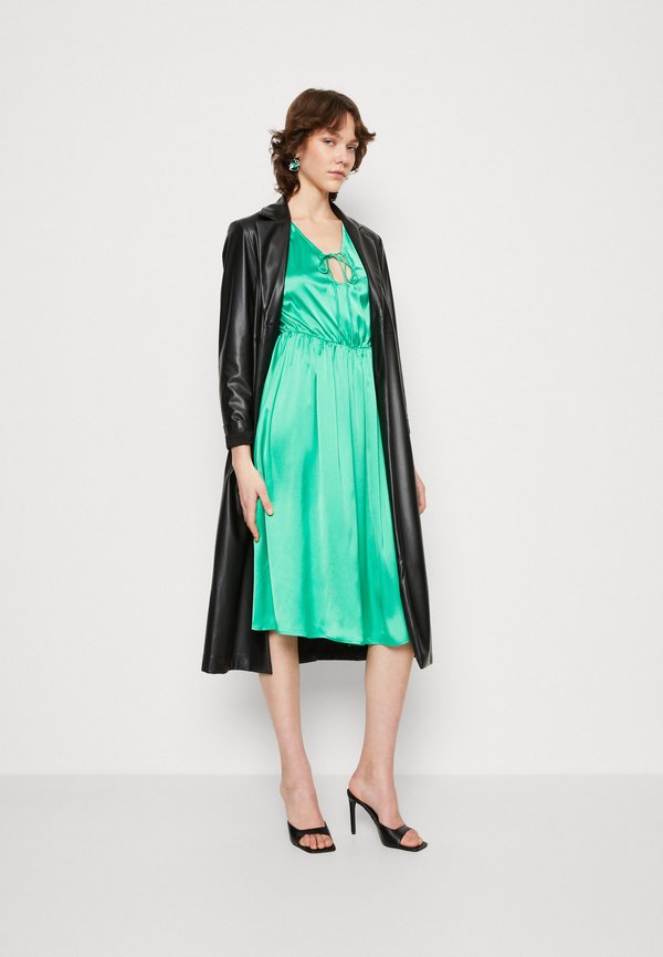 VILA VIPETIA V NECK MIDI DRESS
