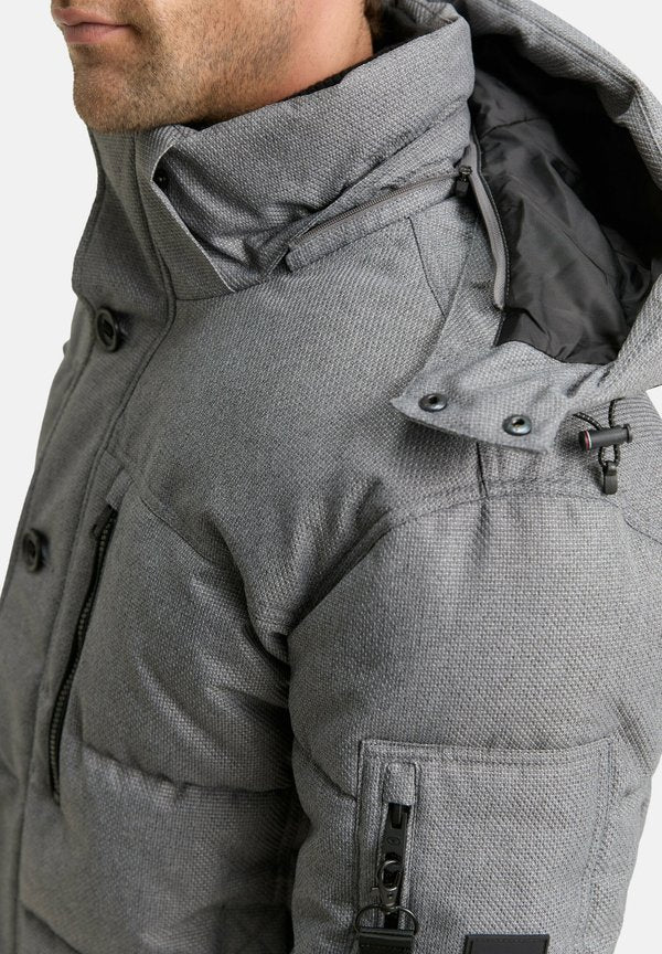 TOM TAILOR PUFFER-JACKE MIT ABNEHMBARER KAPUZE