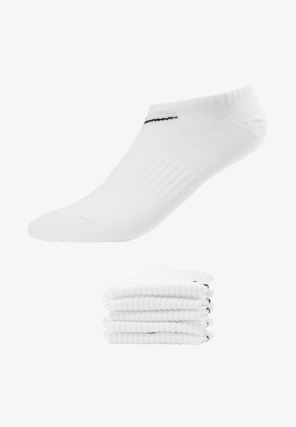 Nike Performance EVERYDAY LIGHTWEIGHT UNISEX 6 PACK - Socks - white/black