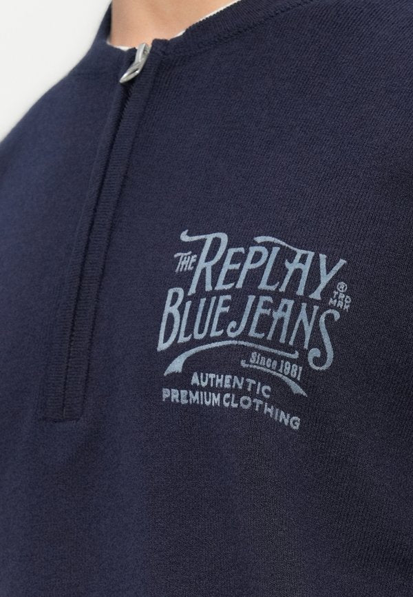 Replay LOGO HALF ZIP
