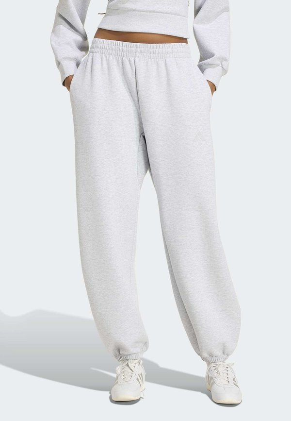 adidas Sportswear SOFT LUX PANTS - Tracksuit bottoms - light grey heather