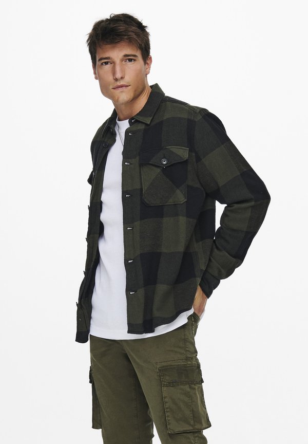 Only & Sons ONSMILO CHECK OVERSHIRT