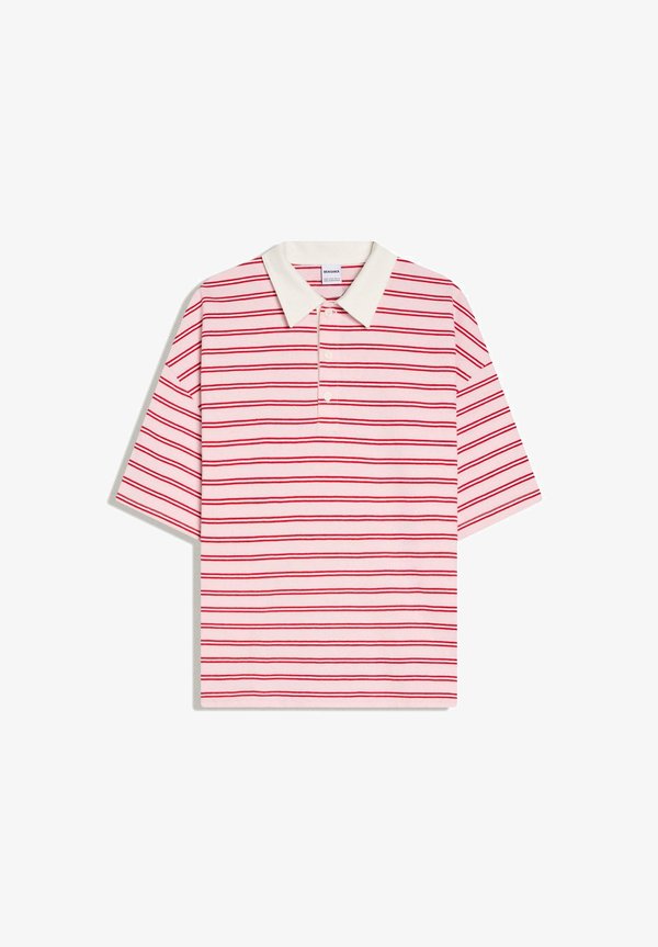 Bershka Polo shirt - light pink