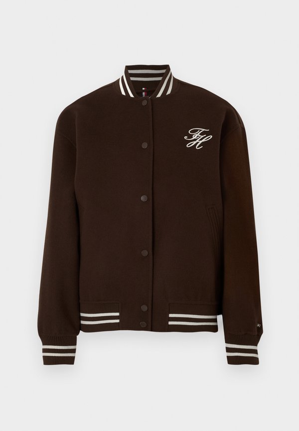 Tommy Hilfiger DOUBLE-FACED WOOL BLEND BOMBER JACKET