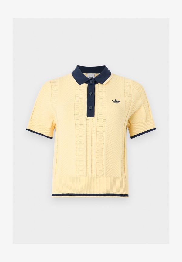 adidas Originals POLO SH SLEEVES - Polo shirt - warm vanilla