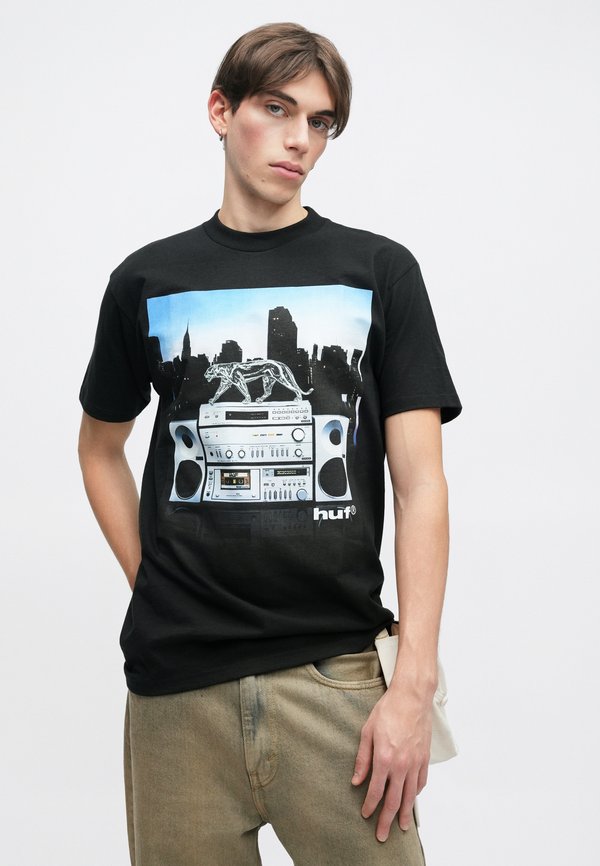 HUF MIDNIGHT RADIO TEE UNISEX