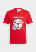 adidas Originals FC BAYERN MUENCHEN SEASONAL GRAPHIC TEE - Club wear - better scarlet