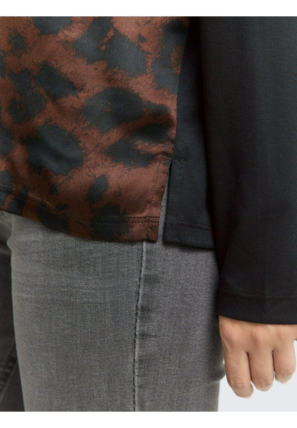 TOM TAILOR LOOSE FIT  MIT LEO-PRINT