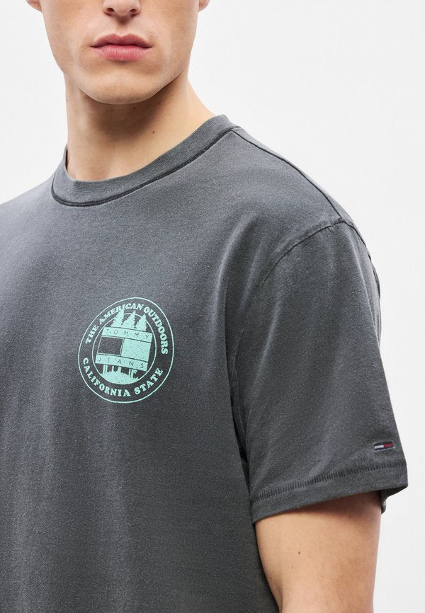 Tommy Jeans BACK SLOGAN TEXTURED RELAXED T-SHIRT