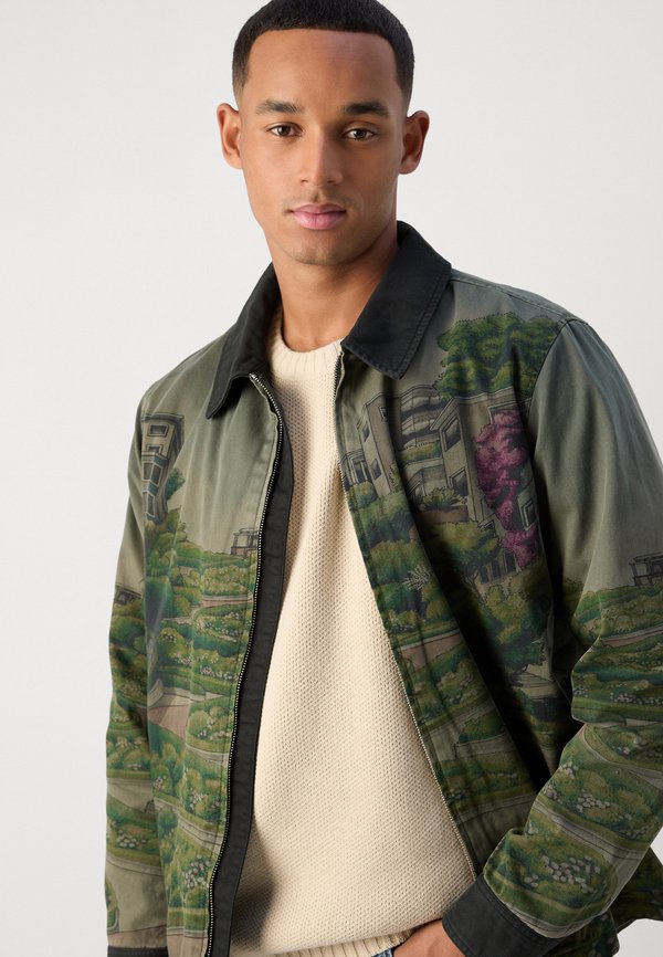 Scotch & Soda PHOTO PRINTED COACH JACKET