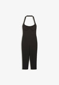 Bershka CORSET-EFFECT JUMPSUIT - JUMPSUIT - Jumpsuit - black