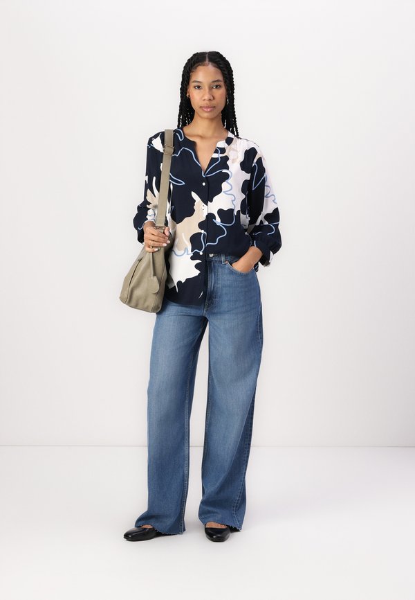 TOM TAILOR PRINTED WITH PLEATS