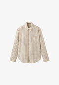 Mango ADULT - Button-down blouse - brown