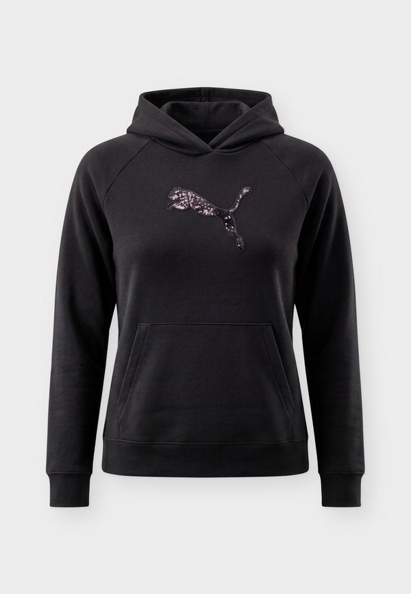 Puma SEQUINS STANDARD HOODIE - Hoodie - black