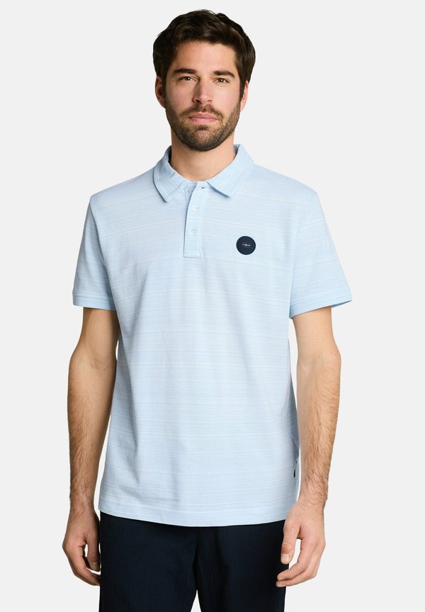TOM TAILOR PIQUÉ POLOSHIRT MIT FEINEN STREIFEN