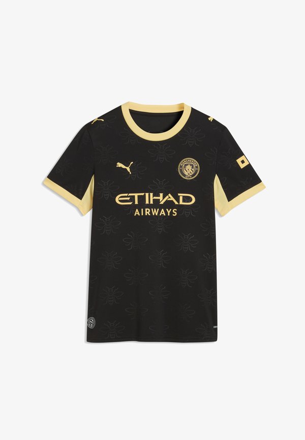 Puma MANCHESTER CITY 26/27 AUSWÄRTSTRIKOT - Football jersey - black-flaxen
