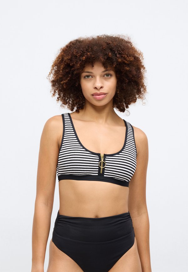 Seafolly CLUBHOUSE ZIP FRONT TANK