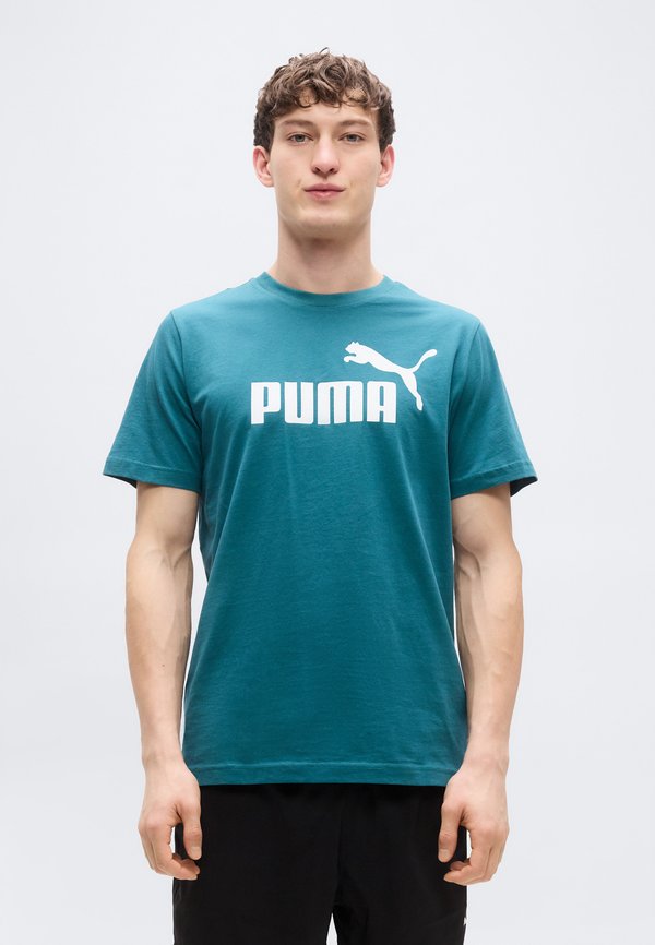 Puma NO. 1 LOGO TEE - Print T-shirt - emerald ice