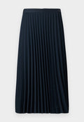 Tommy Hilfiger PLEATED TWILL MIDI SKIRT - Pleated skirt - dark night navy