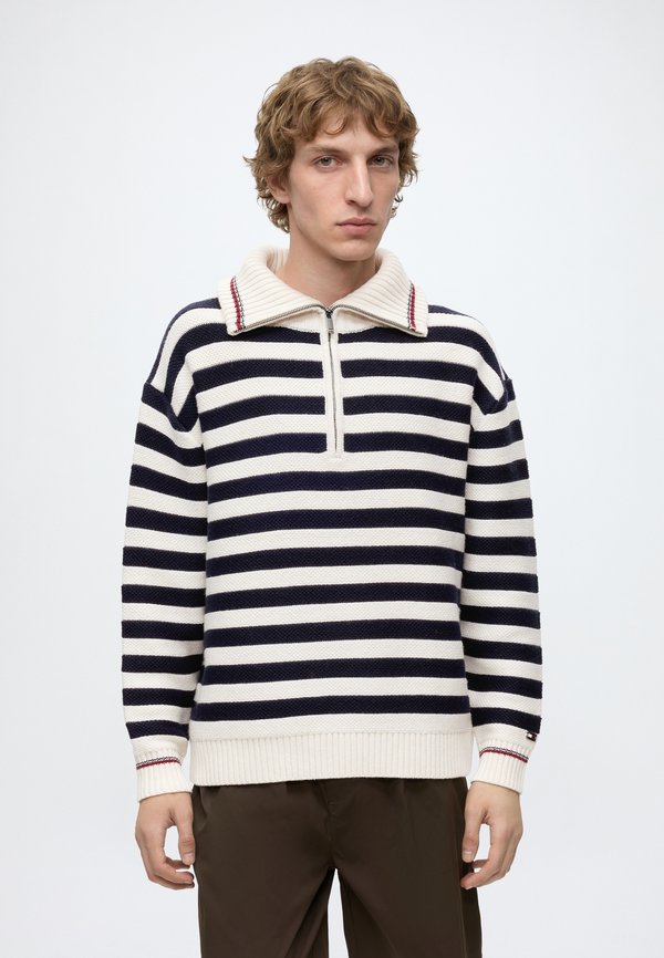Tommy Hilfiger Jumper - navy blue/ivory petal