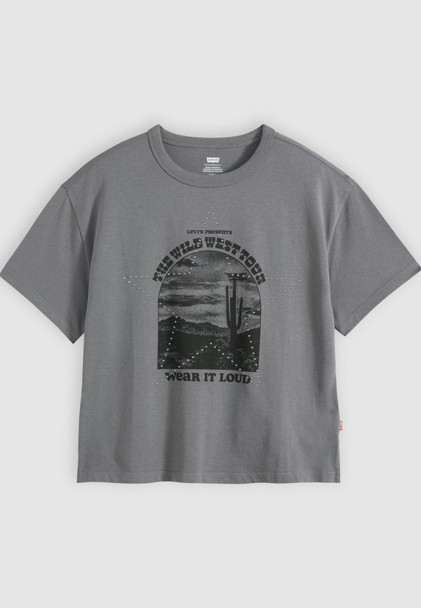 Levi's® VINTAGE TEE - Print T-shirt - star stud wild west vt smoked pearl