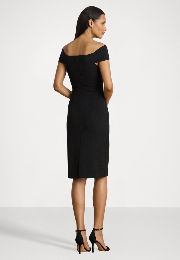 Lauren Ralph Lauren TWIST-FRONT CREPE COCKTAIL DRESS