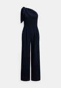 Lauren Ralph Lauren BOW TRIM CREPE ONE-SHOULDER JUMPSUIT