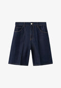 Mango ADULT - Denim shorts - blue